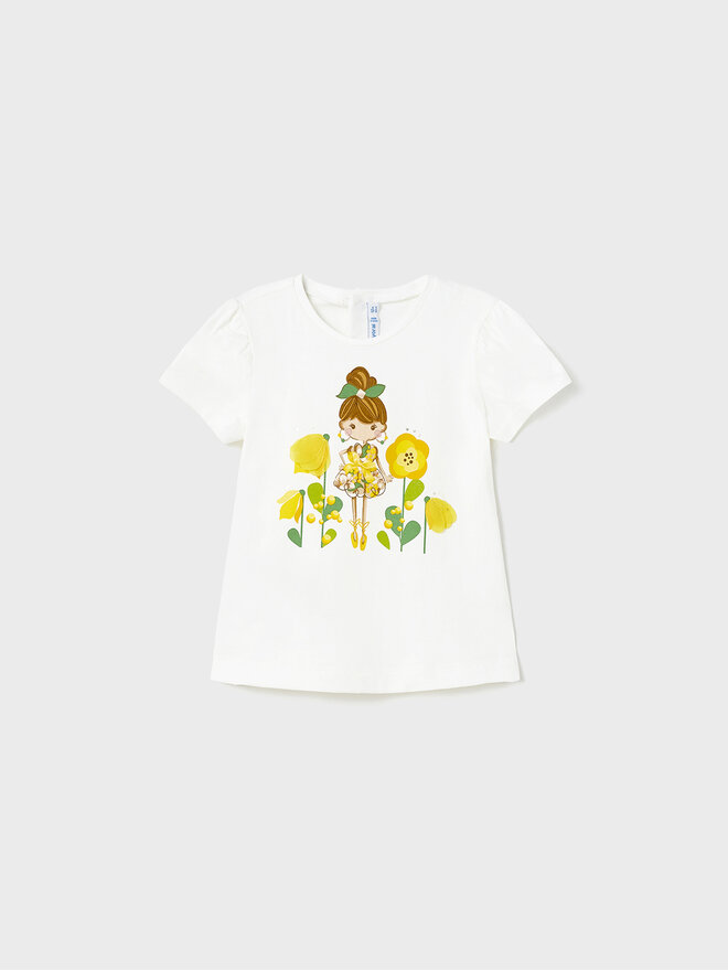 Mayoral Mayoral Camiseta 1005 Blanco Regular Fit