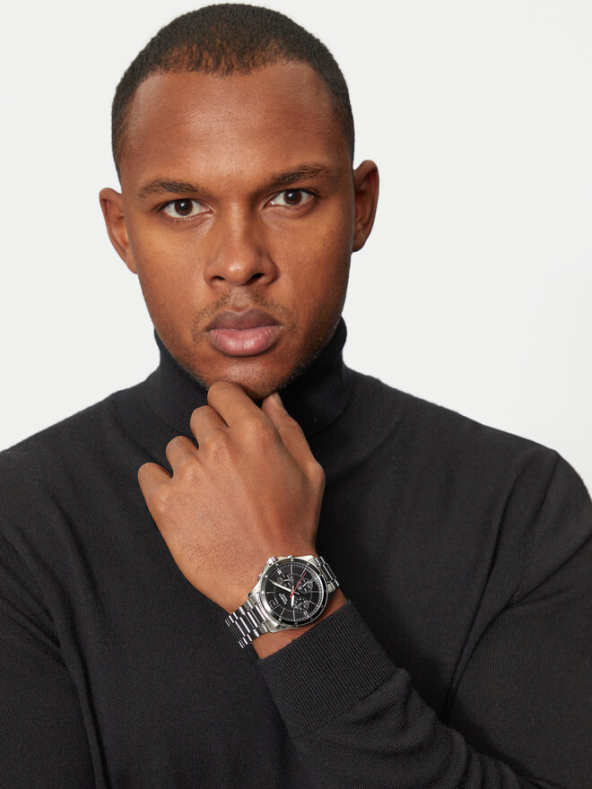 Casio Zegarek Casio MTP-1374PD-1AVEF Srebrny