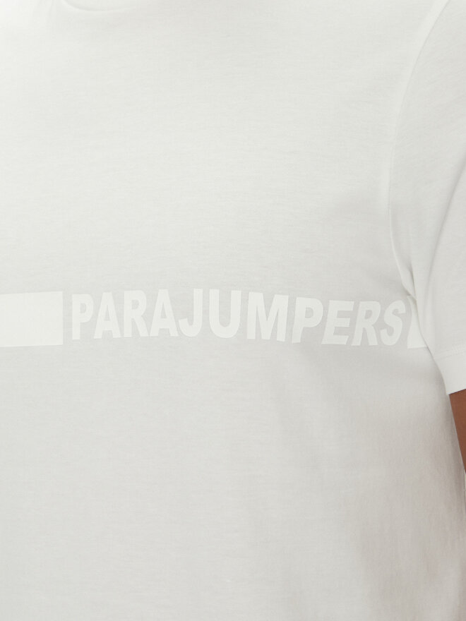 Parajumpers Parajumpers Marškinėliai Space 25SMPMTSXF05 Balta Regular Fit
