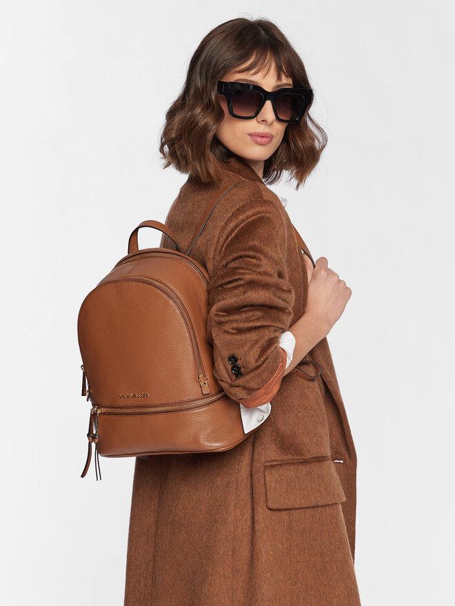 MICHAEL Michael Kors Plecak MICHAEL Michael Kors Rhea Zip 30S5GEZB1L Brązowy