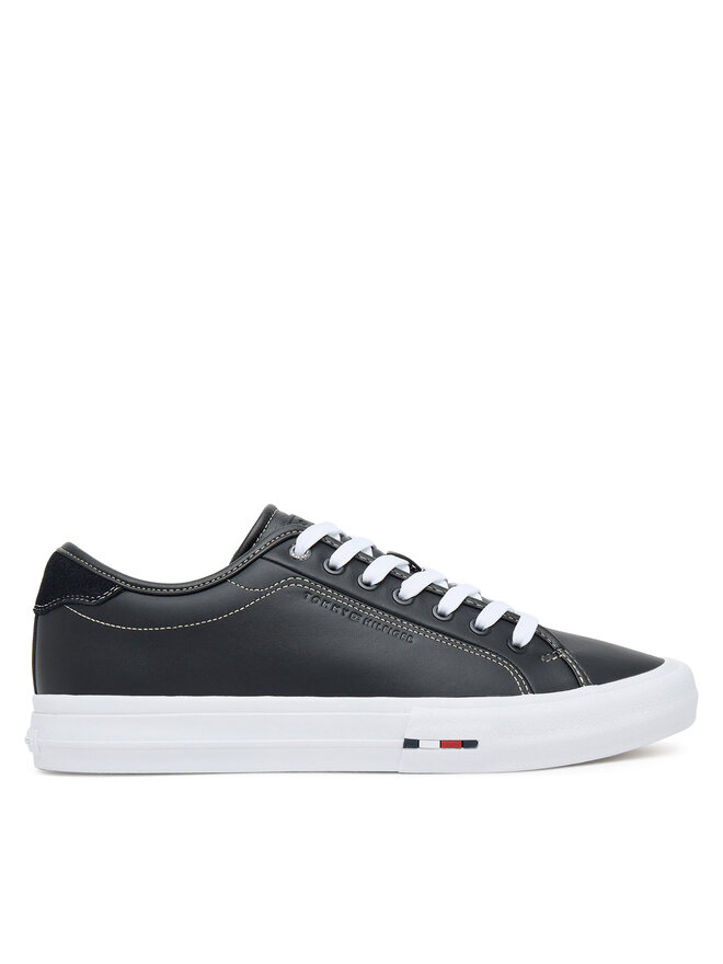 Tommy Hilfiger Tenis superge Tommy Hilfiger Th Hi Vulc Street Stitch FM0FM05645 Črna