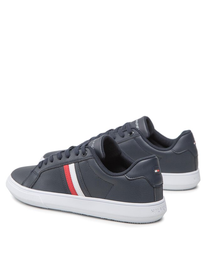 Tommy Hilfiger Sportcipők Tommy Hilfiger Corporate Cup Leather Stripes FM0FM04275 Sötétkék