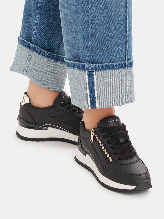 Geox Sneakers Geox D Desya D6600A 085BN C9258 Schwarz