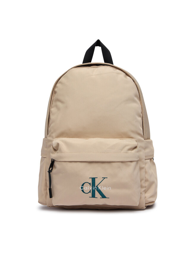 Calvin Klein Jeans Rucksack Calvin Klein Jeans Solid Monologo Backpack IU0IU00731 Beige