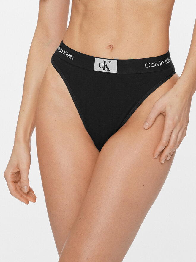 Calvin Klein Underwear Calvin Klein Underwear Бразильські труси High Waist Brazilian 000QF7223E Чорний