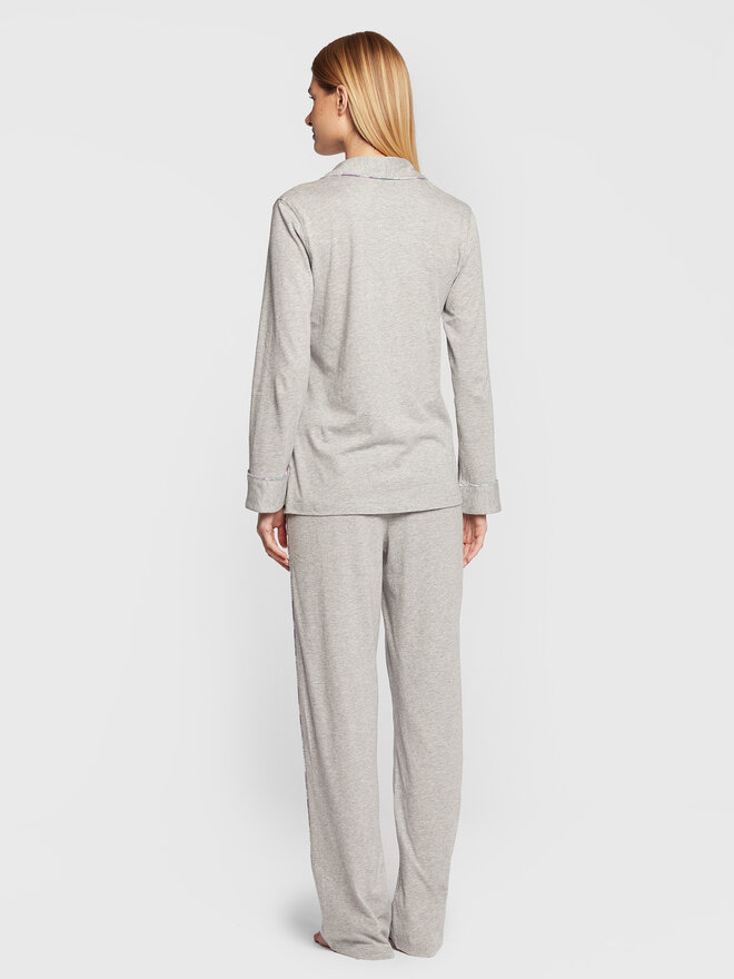 LAUREN RALPH LAUREN Lauren Ralph Lauren Pyjama ILN92196 Grau Regular Fit