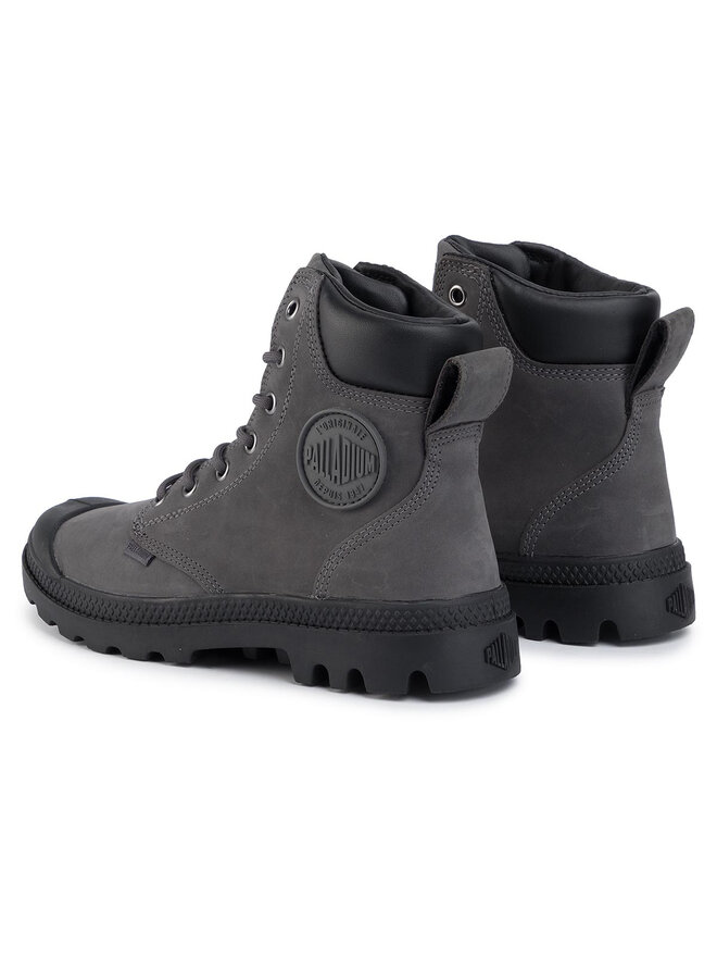 Palladium Schnürstiefeletten Palladium Pampa Cuff Wp Lux 73231-078-M Grau