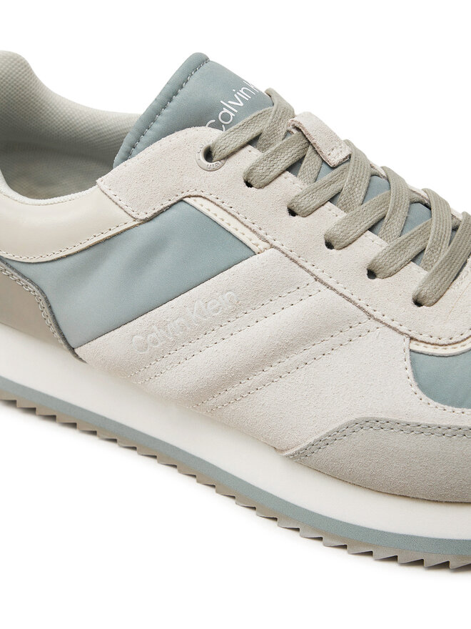 Calvin Klein Sneakers Calvin Klein Low Top Lace Up Mix HM0HM01495 Grigio