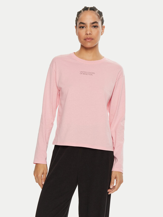 United Colors Of Benetton United Colors Of Benetton Pizsama felső 30963M04S Rózsaszín Regular Fit