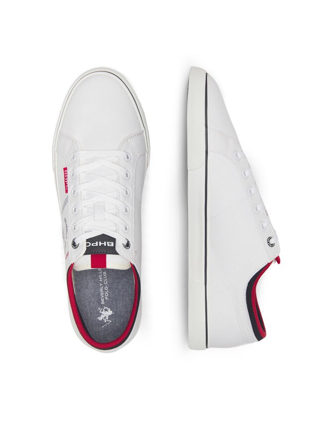 Beverly Hills Polo Club Гуменки Beverly Hills Polo Club M-VSS24010 Бял
