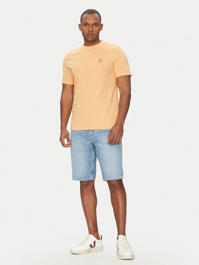 Blend Blend Camiseta 20718304 Naranja Regular Fit