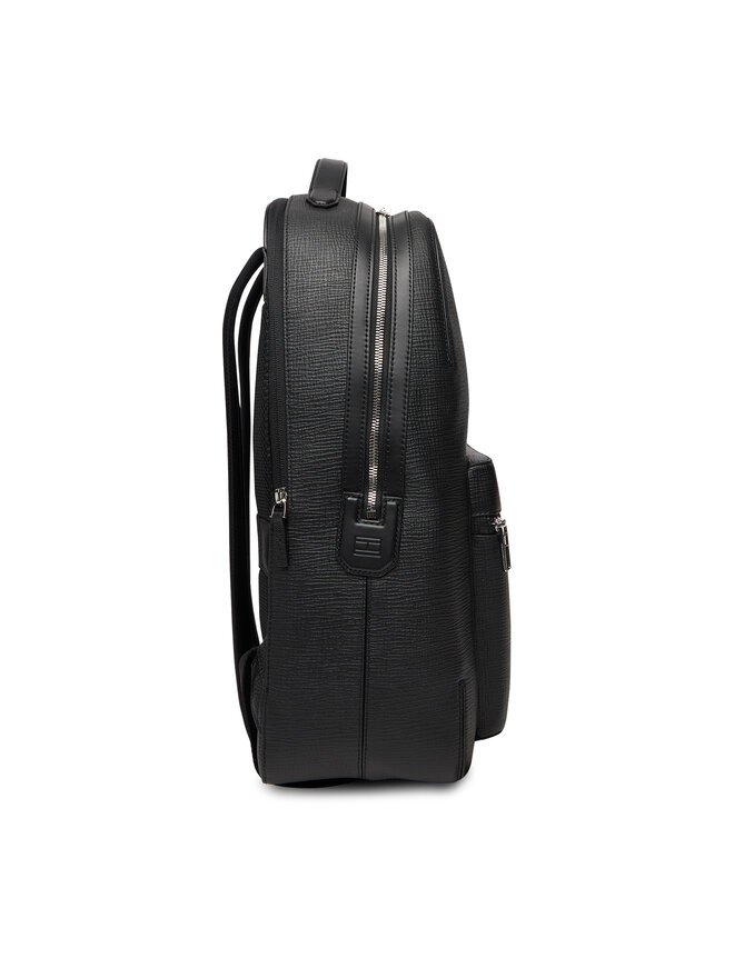 Tommy Hilfiger Σακίδιο Tommy Hilfiger Th Business Leather Backpack AM0AM13641 Μαύρο