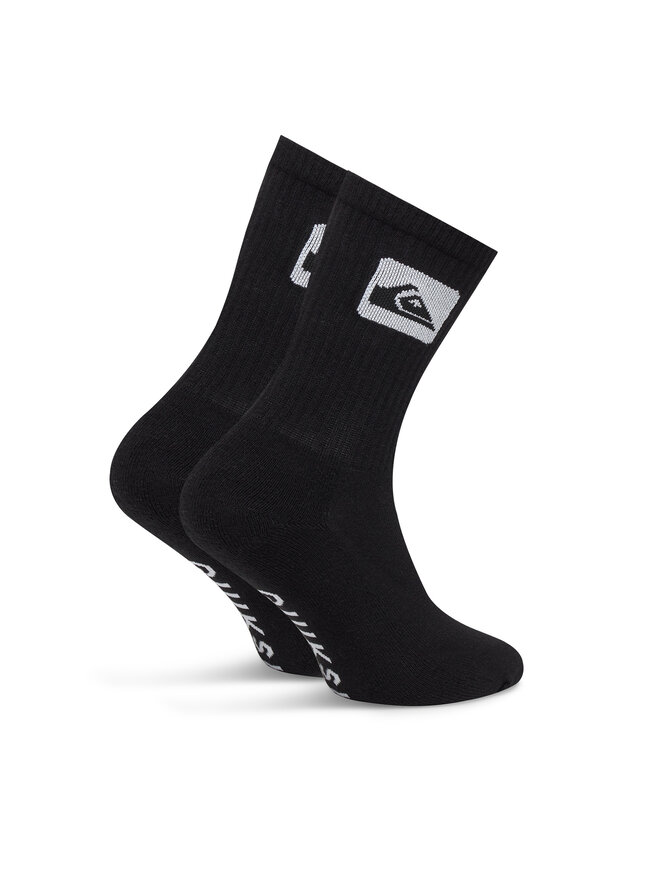 Quiksilver Комплект 5 чифта дълги чорапи унисекс Quiksilver EQYAA04066 Черен