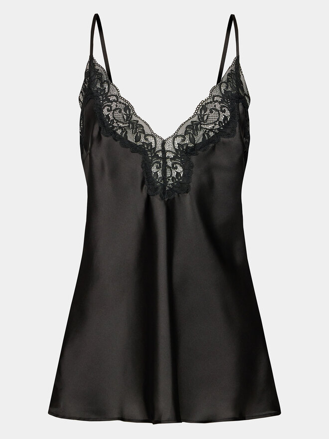 Selmark Selmark Camiseta de pijama Gabrielle 61061 Negro Regular Fit
