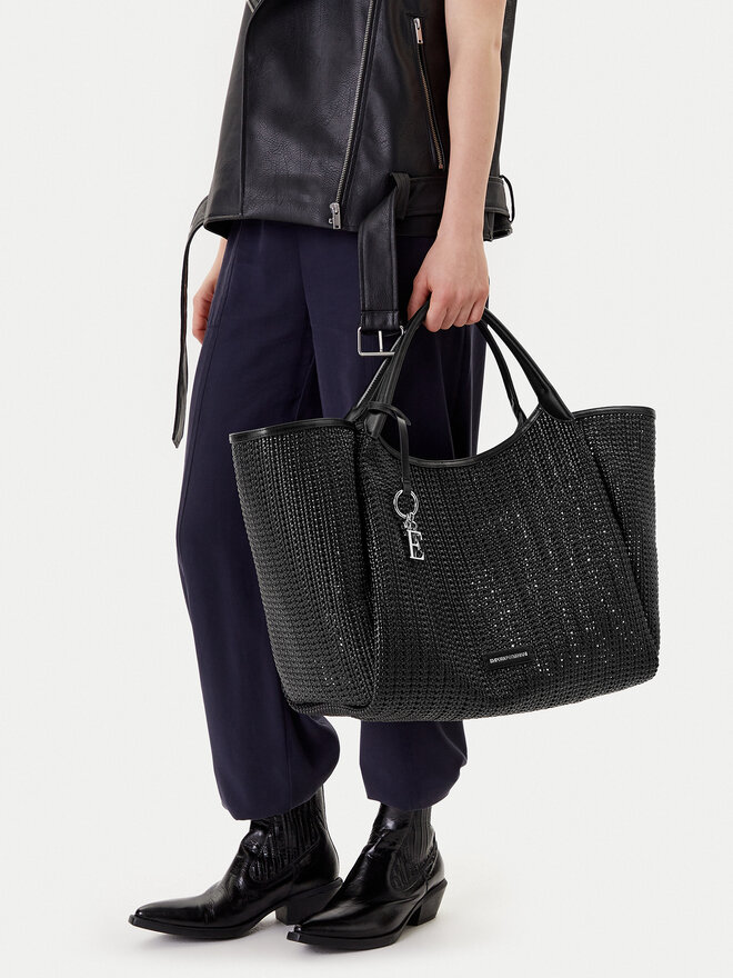 Emporio Armani Ročna torba Emporio Armani EW001008 AF14309 UC001 Črna