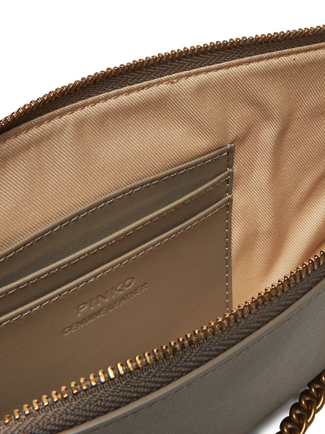 PINKO Torebka PINKO Horizontal Flat PE 25 PCPL 102747 A0F1 Szary