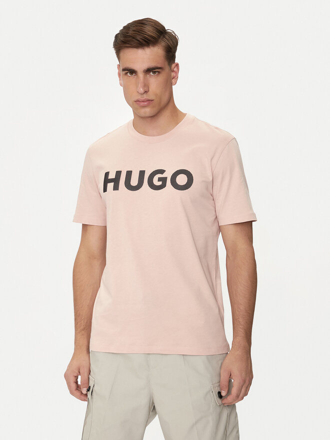 HUGO Hugo T-Shirt Dulivio 50513309 Rosa Regular Fit