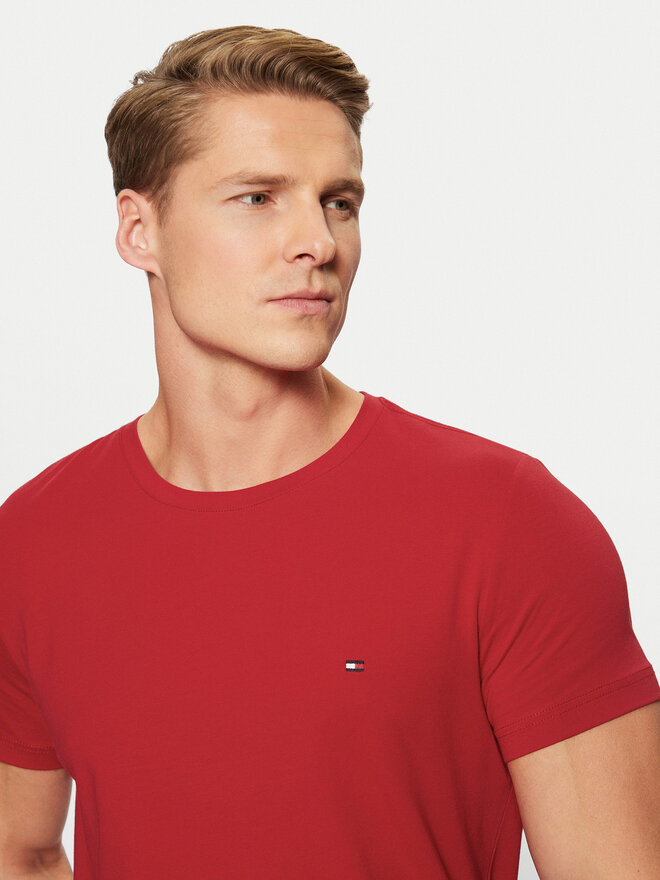 Tommy Hilfiger Tommy Hilfiger Póló MW0MW10800 Piros Slim Fit
