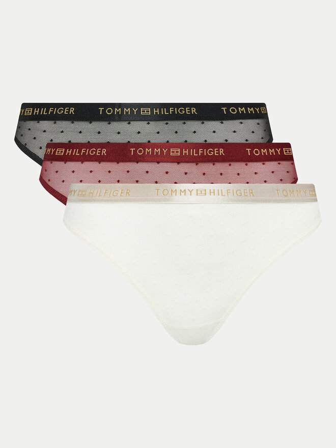 Tommy Hilfiger Tommy Hilfiger Набір з 3 пар стрінгів UW0UW05534 Кольоровий