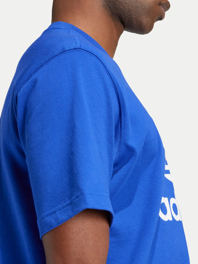 adidas adidas Футболка adicolor Trefoil IZ3058 Голубий Regular Fit