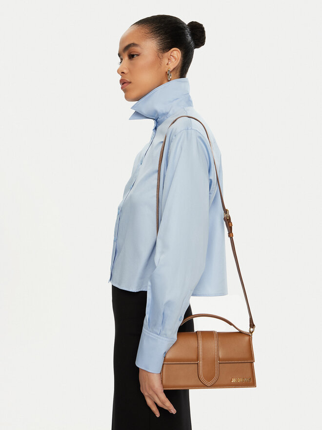 JACQUEMUS Geantă JACQUEMUS Le Grand Bambino 213BA007-3072 Maro