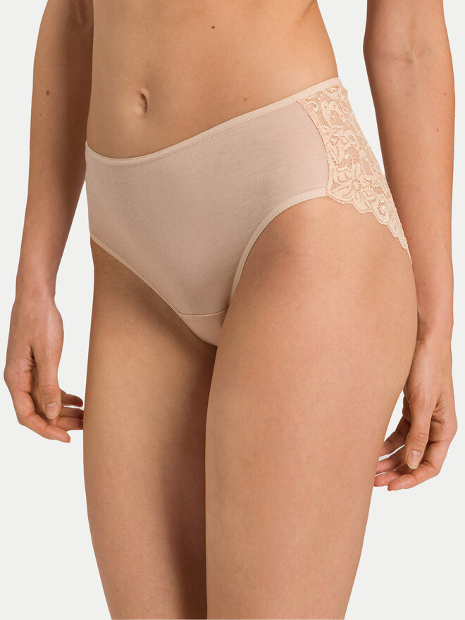 Hanro Hanro Klassischer Damenslip Moments 71480 Beige
