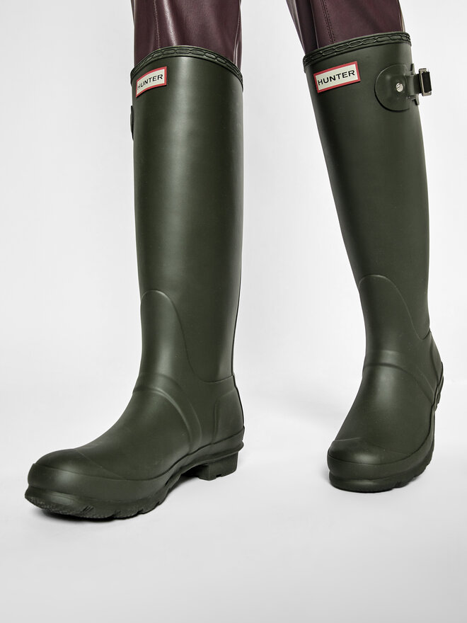 Hunter Гумени ботуши Hunter Original Tall WFT1000RMA Зелен