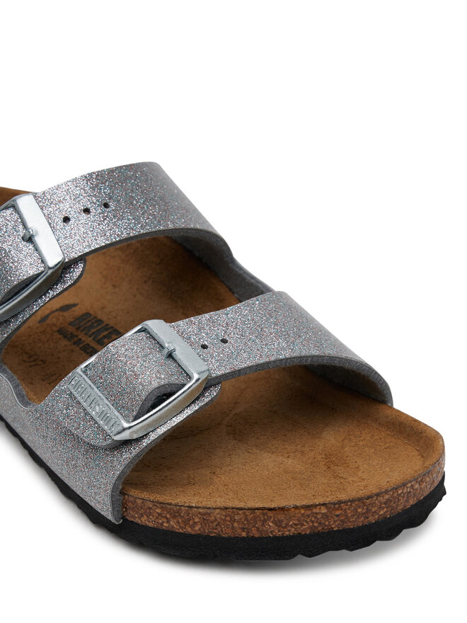 Birkenstock Klapki Birkenstock Arizona Kids 1029468 S Srebrny