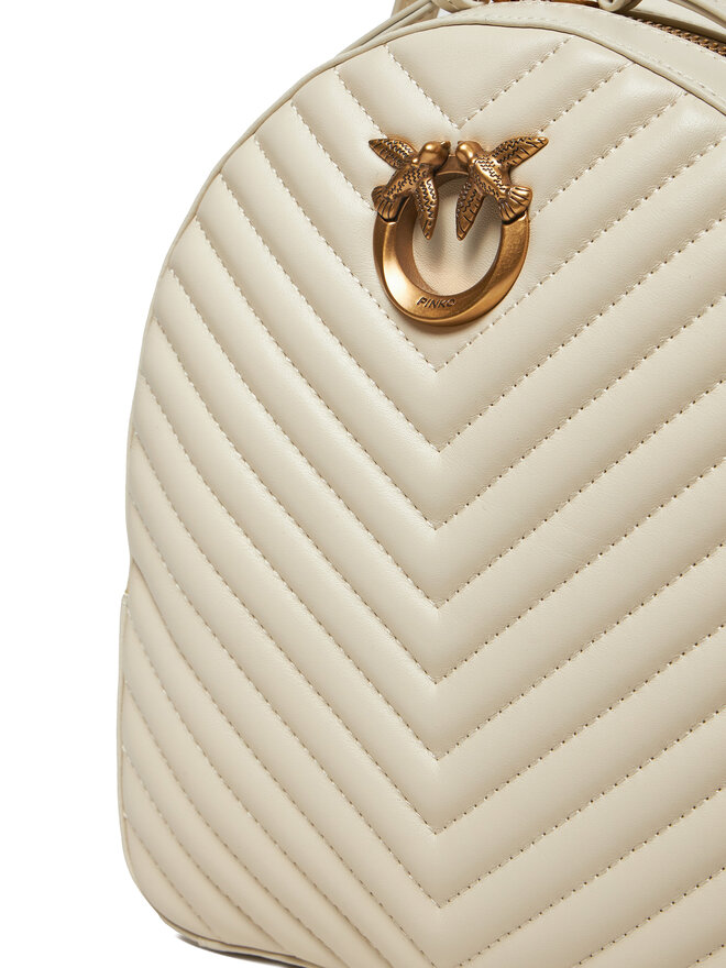 pinko ベージュ フード付き Рюкзак Pinko Love Click Classic Backpack . PE 24 PLTT 102530 A1J2