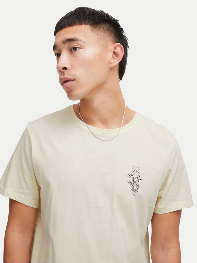 Blend Blend Camiseta 20716511 Écru Regular Fit