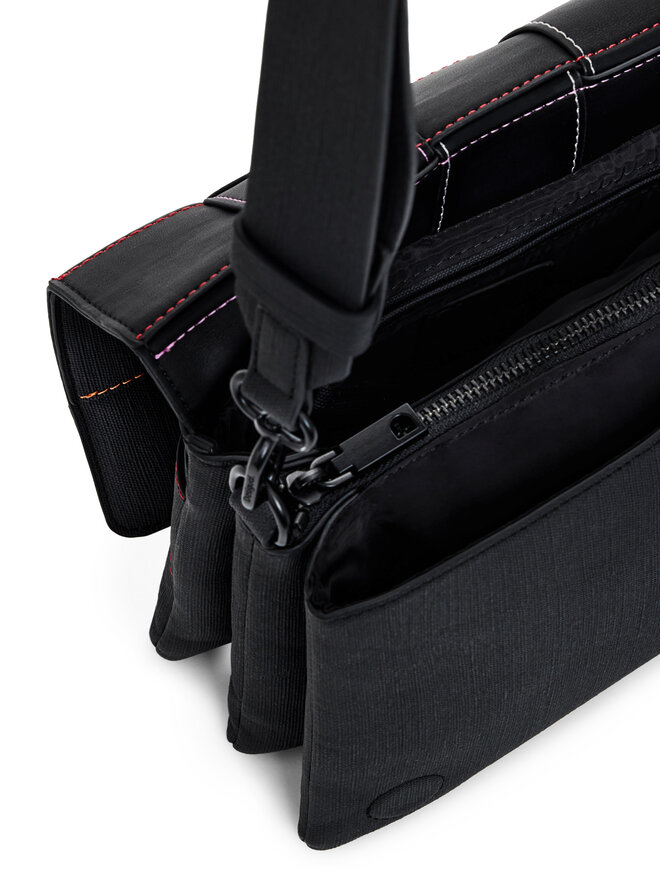 Desigual Handtasche Desigual 25SAXPAR Schwarz