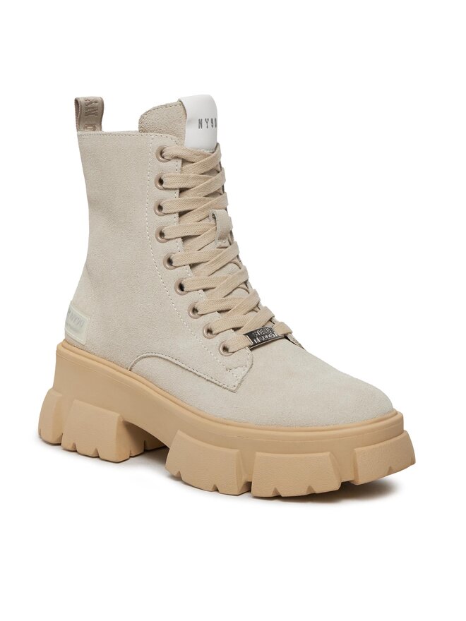 Steve Madden Trapery Steve Madden Tanker Bootie SM11001261 SM11001261-846 Beżowy