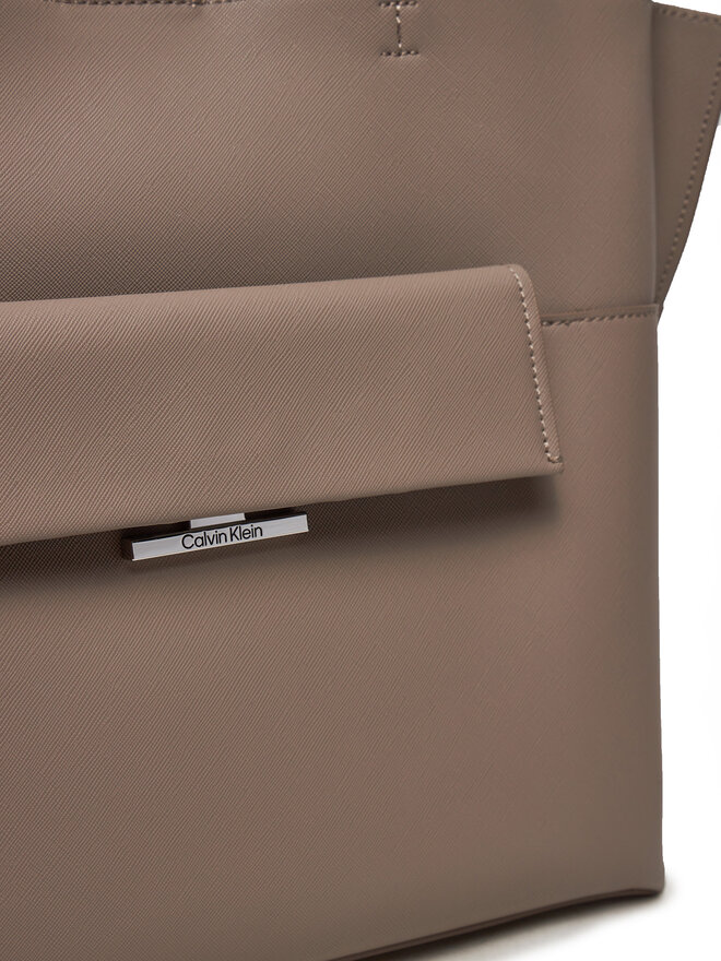 Calvin Klein Handtasche Calvin Klein Linear K60K612556 Beige