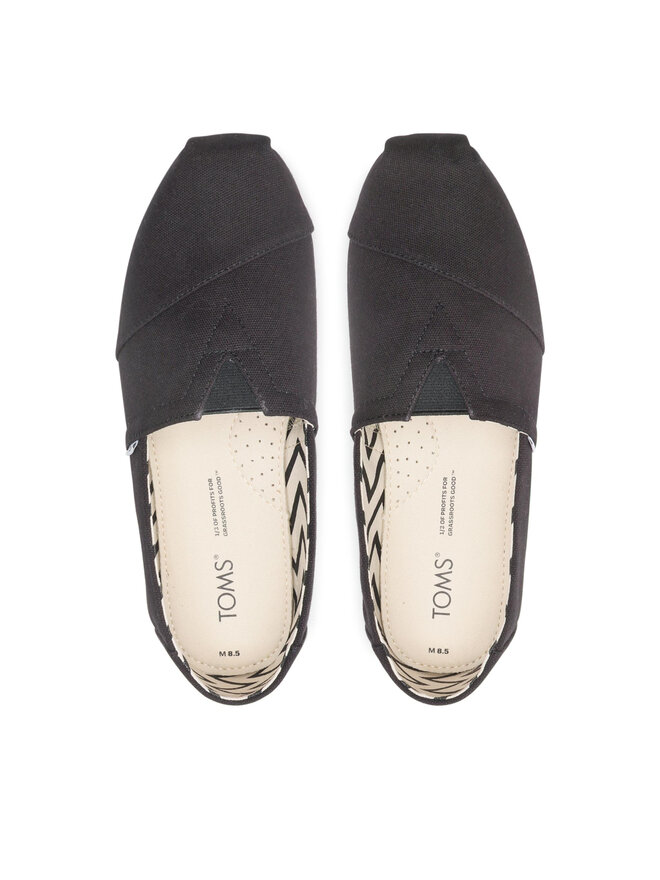 Toms Īsi apavi Toms Alpargata 10017670 Melns