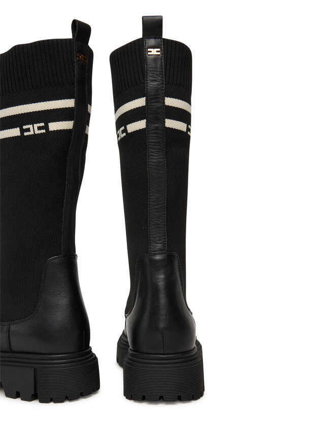 Elisabetta Franchi Чоботи Elisabetta Franchi Boot F4A6-E0427-1316 Чорний