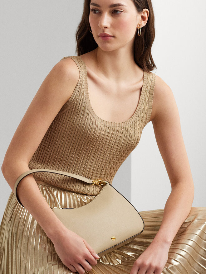 LAUREN RALPH LAUREN Ročna torba LAUREN RALPH LAUREN 431883768029 Bež