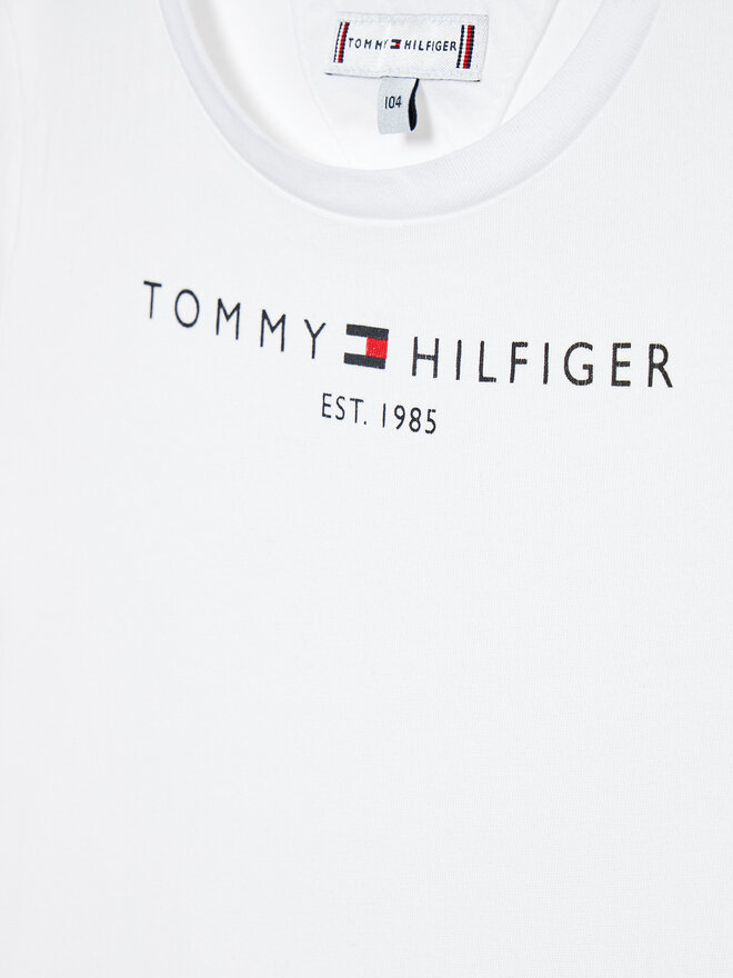 Tommy Hilfiger Tommy Hilfiger T-Shirt Essential KG0KG06585 Λευκό Regular Fit