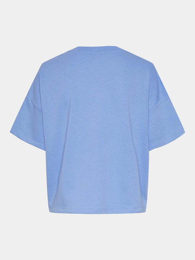 Pieces Pieces Camiseta Chilli Summer 17118870 Azul Loose Fit