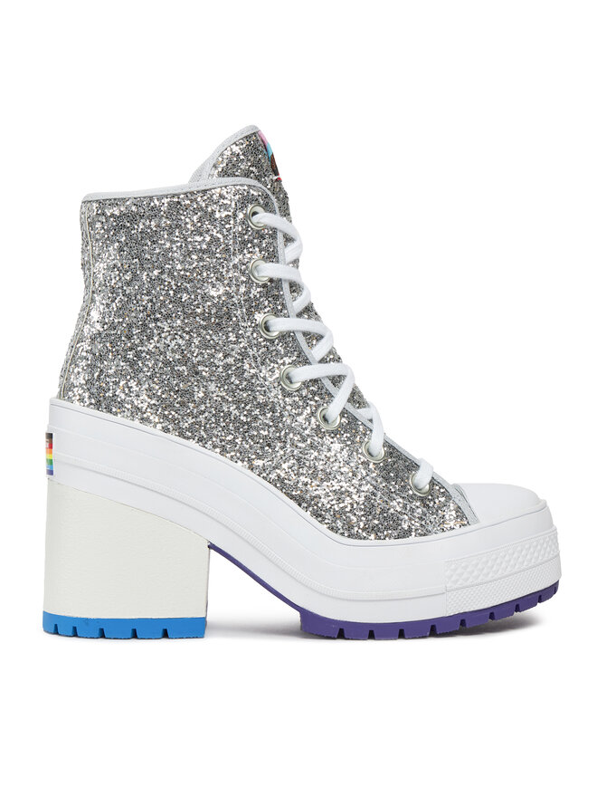 Converse Botines Converse Chuck 70 De Luxe Heel Pride A06028C Plata
