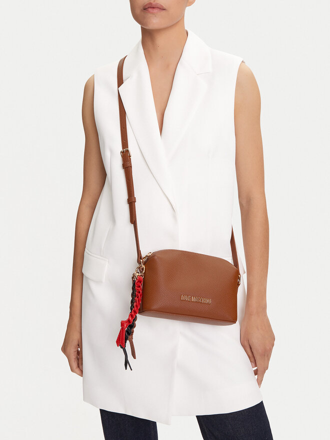 LOVE MOSCHINO Torbica LOVE MOSCHINO JC4307PP0MK1120A Smeđa
