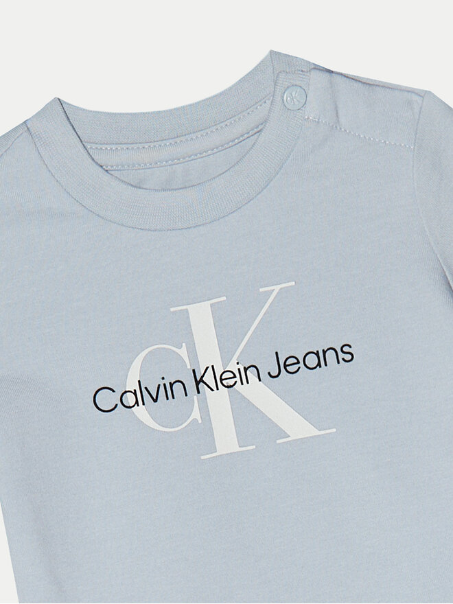 Calvin Klein Jeans Calvin Klein Jeans Camiseta Monogram IN0IN00001 Celeste Regular Fit
