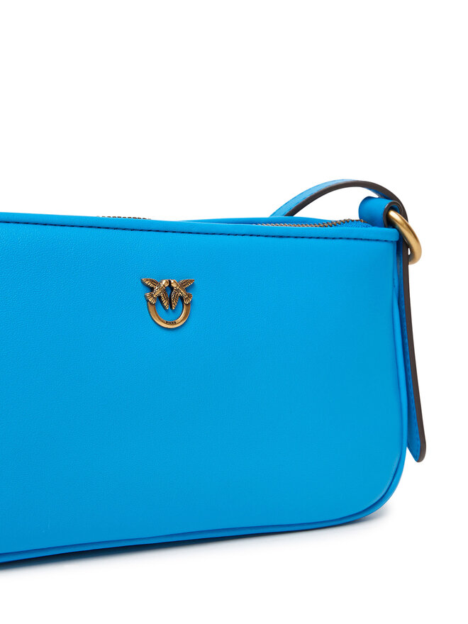PINKO Ročna torba PINKO Half Moon Baguette Mini AI 25-26 PLTT 105069 A0QO Modra