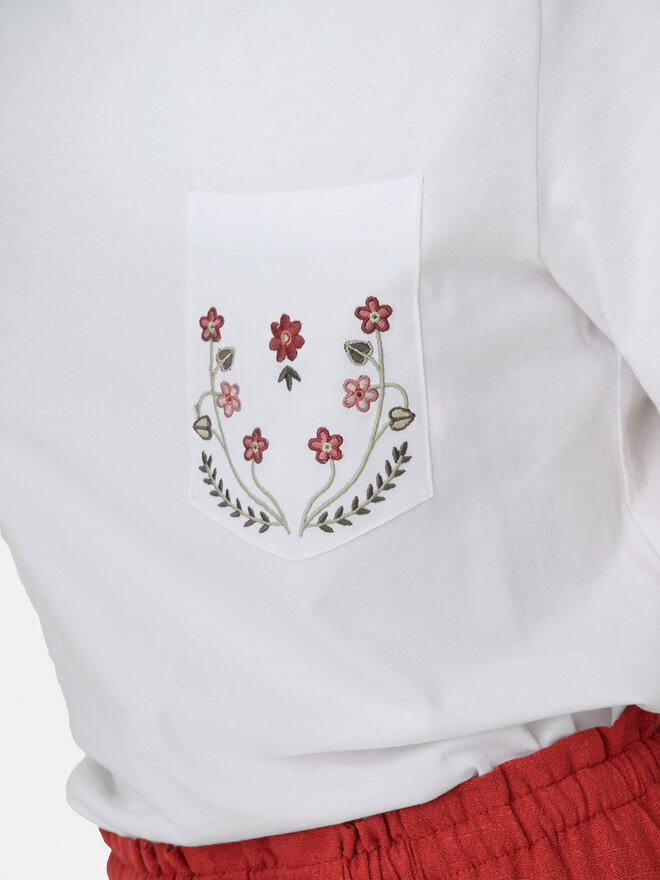 ONLY ONLY Marškinėliai Polly 15317989 Balta Regular Fit
