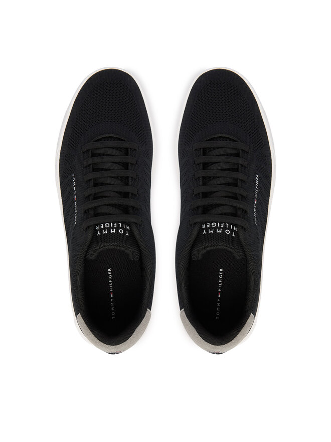 Tommy Hilfiger Sneakers Tommy Hilfiger Th Court Knit FM0FM05823 Schwarz