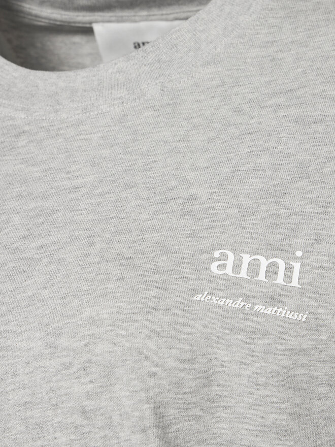 AMI PARIS AMI PARIS Camiseta UTS024.726 0951 Gris Regular Fit