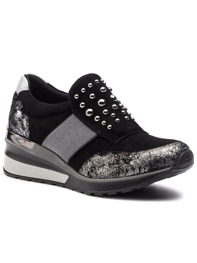 QUAZI Sneakersy QUAZI QZ-12-02-000077 Černá