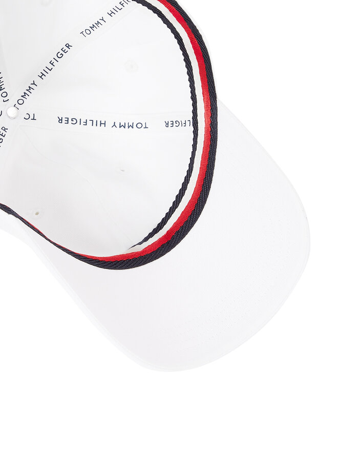 Tommy Hilfiger Cappellino Tommy Hilfiger Essential Flag Soft Cap AW0AW17131 Bianco