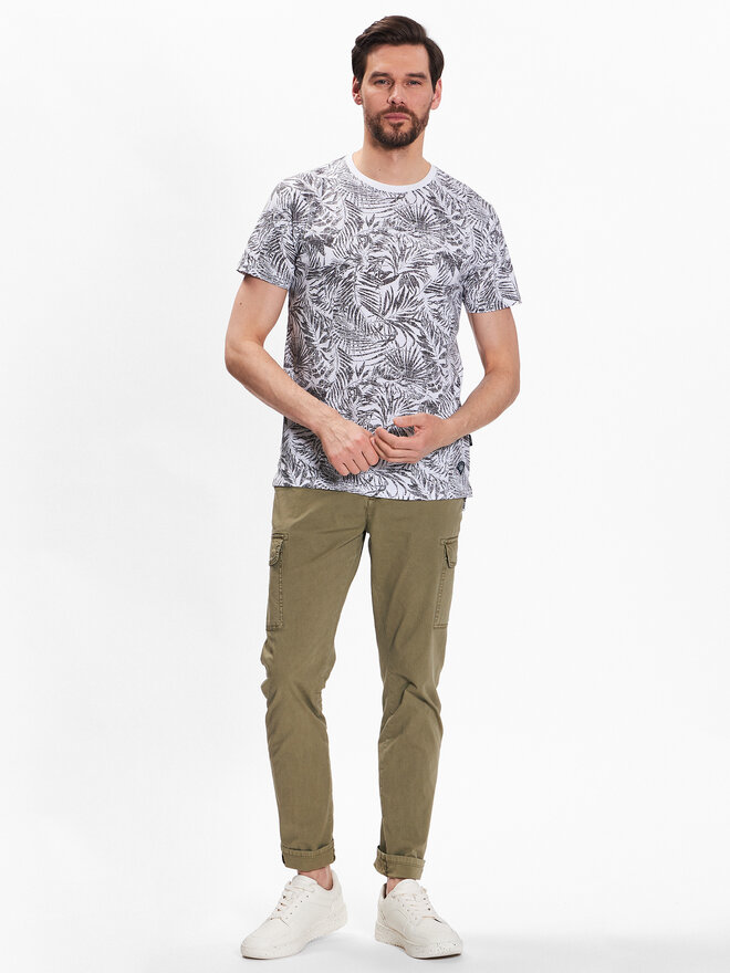 INDICODE INDICODE Majica Palme 40-935 Siva Regular Fit