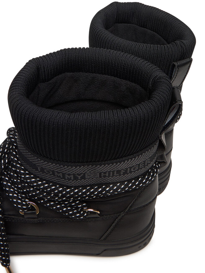 Tommy Hilfiger Schneeschuhe Tommy Hilfiger Snow Boot Water Repellent FW0FW09260 Schwarz