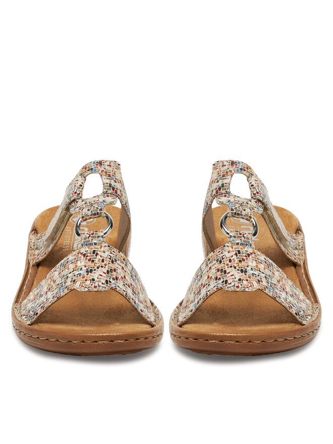 Rieker Pantoletten Rieker 608A0-93 Bunt